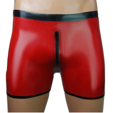 Backless zip shorts